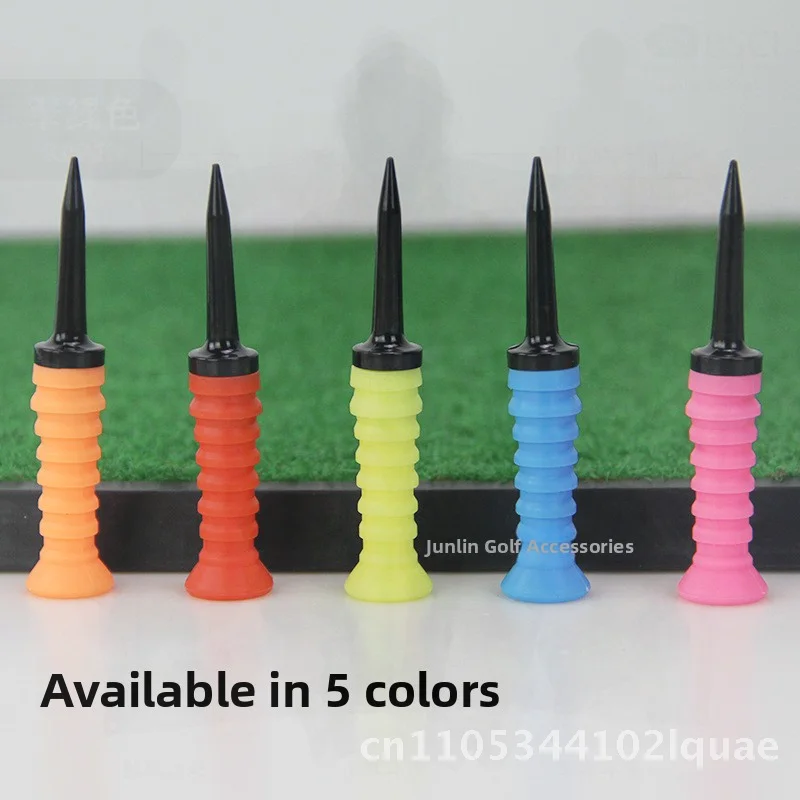 كرة جولف مطاطية ناعمة ذات حد مرن TEE5 اختيار الألوان لتدريب الجولف كرة مرنة لمعدات اللياقة البدنية الرياضية باللون البرتقالي والأحمر