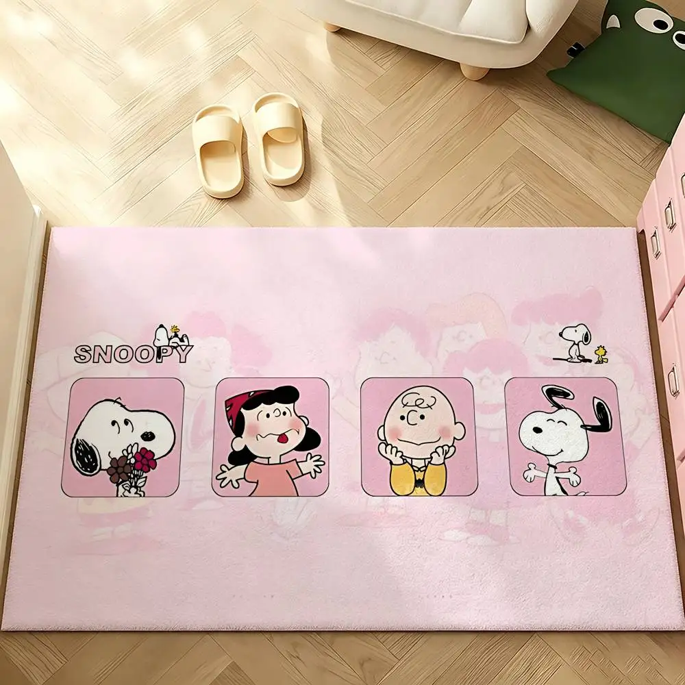 Classic-S-sNoOPyS Kawaii Carpet Bathroom Anti-slip Mat Door Mat Home Decoration Mat Entrance Door Mat Scratch-resistant Door Mat view 5