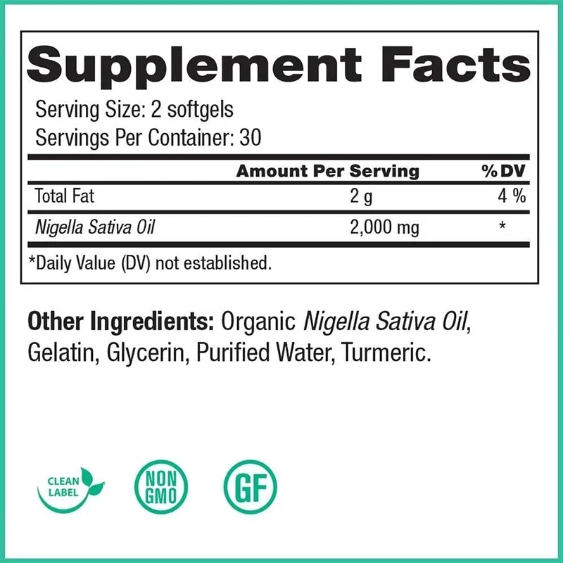 زيت الذروة الذهبية المضغوط على البارد، مكمل زيت البذور السوداء العضوية - يعزز صحة الجهاز الهضمي، وتغذية البشرة، وراحة المفاصل #2