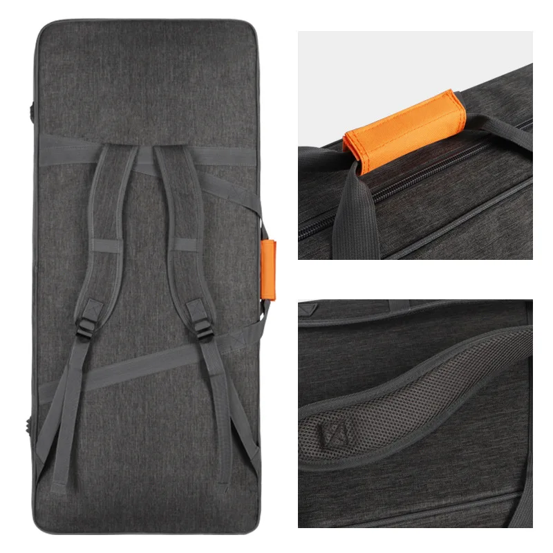 Instrument Bag Summer 61 Key Electronic Organ Bag 15mm Cotton Keyboard Cover Compatible PSR970 SX900 700 Instrument Backpack