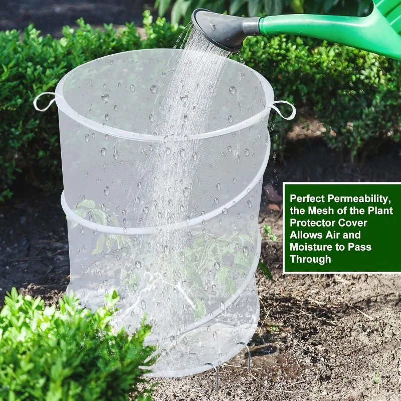 4PCS Pop-Up Plant Canopy Tent Animal-Proof 20'H X 13'D Insect-Proof Plant Protect Cover Garden Vegetable Flower Plant Protector