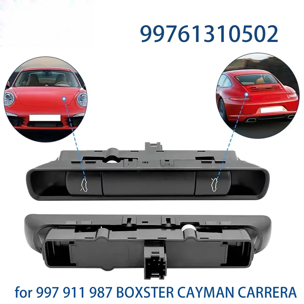 

For Porsche 911 987 997 Boxster Cayman Carrera 2005 Car Hood Trunk Lid Release Switch Button 99761310502A05 99761310502
