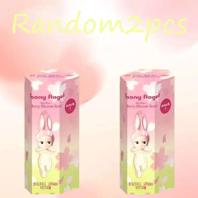 دمية الملاك زهر الكرز سلسلة النسخة الليلية صندوق أعمى جمع هيبرز عمل الشكل الهاتف الحلي صندوق غامض مفاجأة هدية