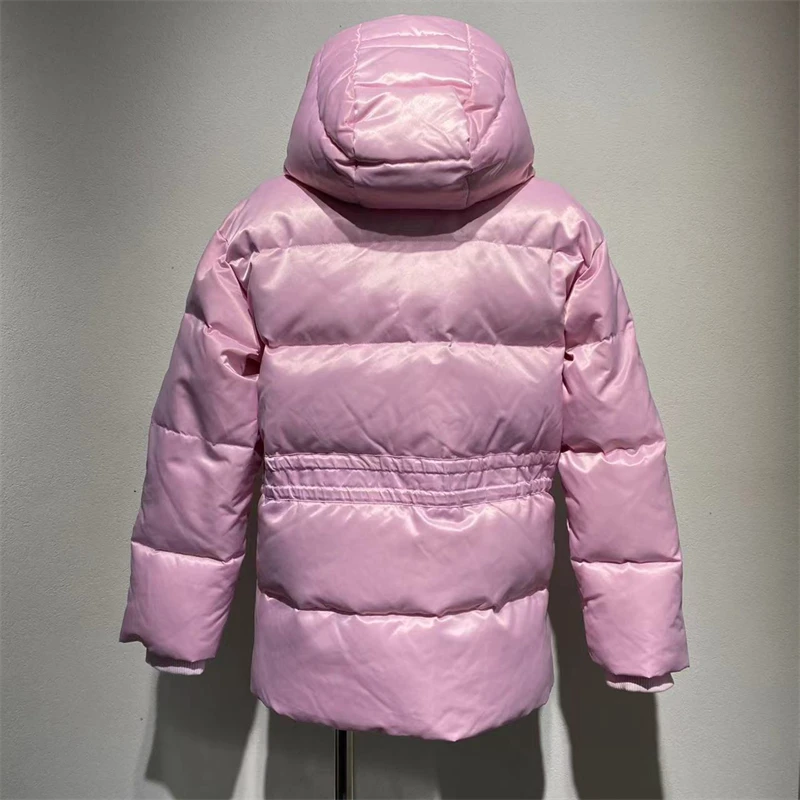 2025 hiver nouveau femmes fermeture éclair taille-cinch coupe-vent chaud laine d'agneau doudoune Y2K haute qualité à la mode décontracté combinaison de Ski