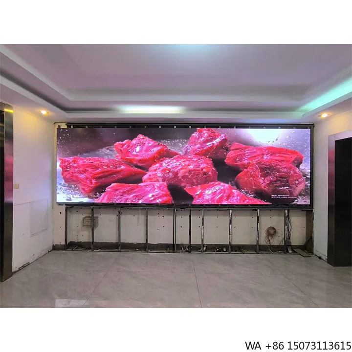 Внутренний светодиодный экран P1.25/P1.538/P1.86/P2 — полноцветная фиксированная видеостеновая панель для переднего обслуживания