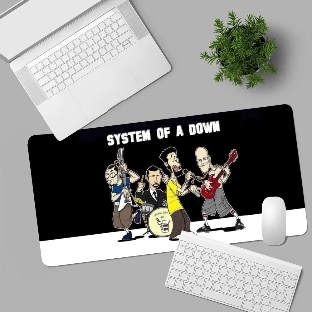 Rock Band S-System of a Down Mousepad Computer Laptop Gamer Pad PC Gaming Accessories Desk Mats