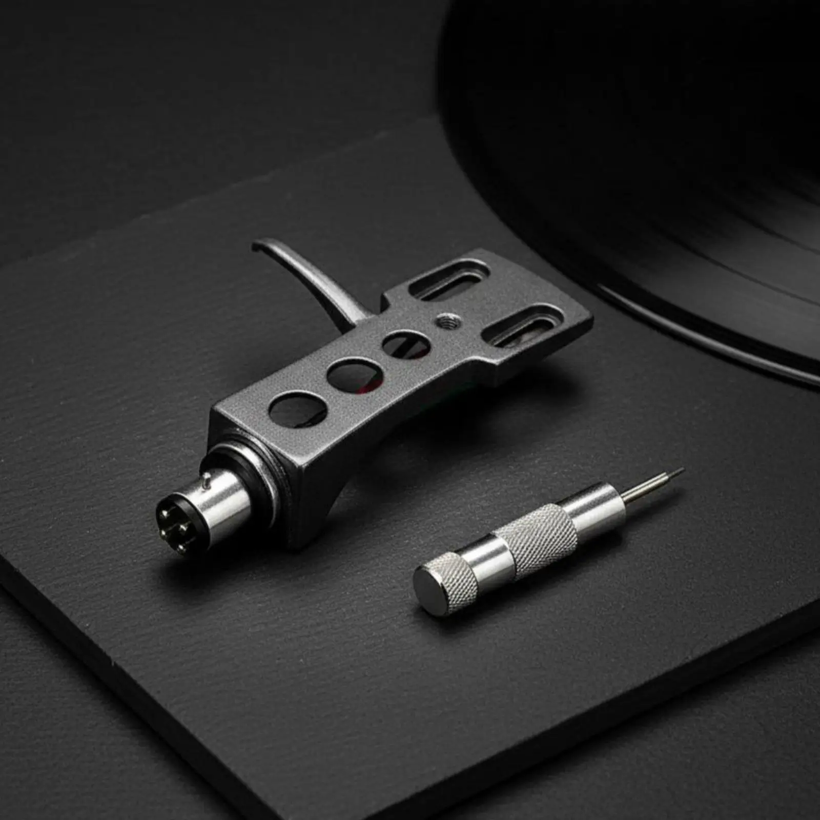 Turntable Headshell Alloy Record Player Holder Professional Head Shell for Audiophiles