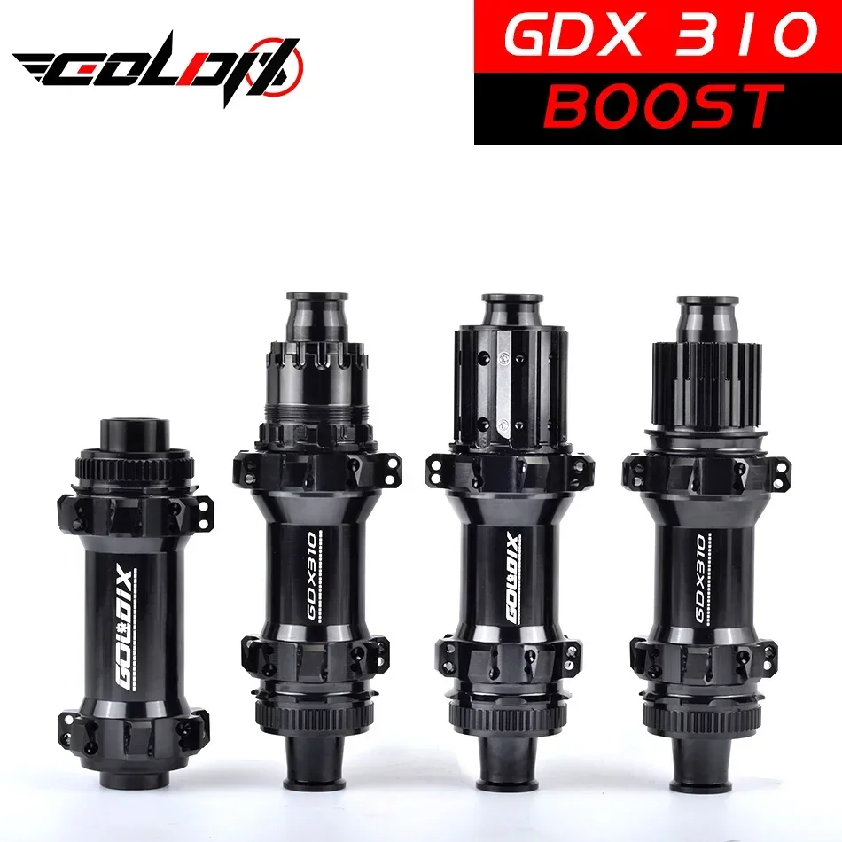 GOLDIX GDX310 MTB Bike 28H Naben Center Lock Disc Brake Ratchet 36T Ultra Light MTB Hub Bicycle Accessories