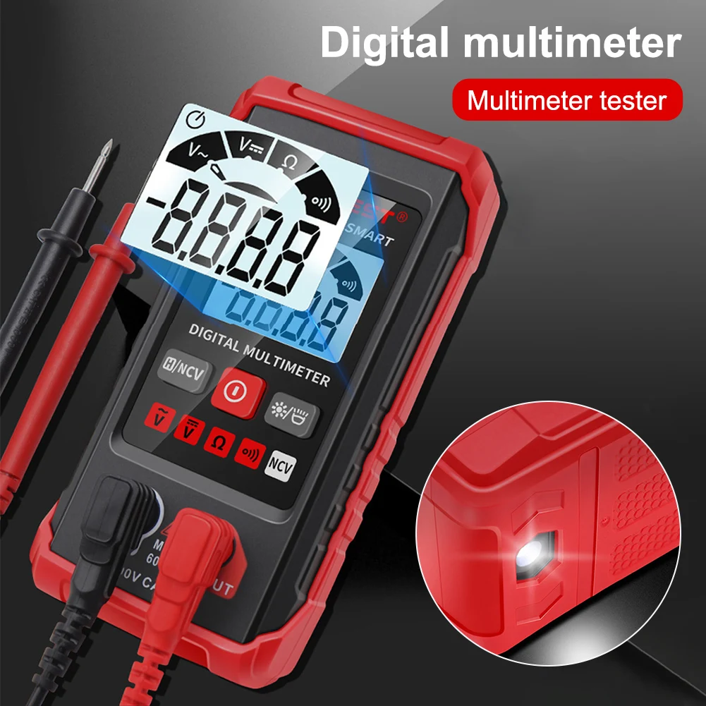 

Digital Multimeter Automatic Multimeter Smart Measurement Electrical Tester Voltmeter Auto-Ranging Non-Contact Voltage Tester