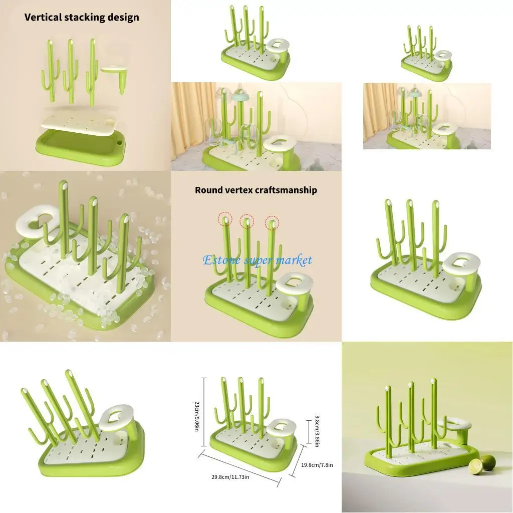 

090B Деликатная сушилка для детских бутылочек Компактное решение для хранения в небольших жилых помещениях