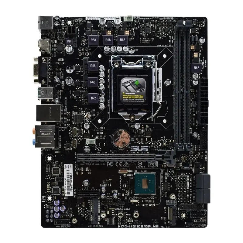 LGA 1151 Motherboard DDR4 ASUS H170-I/G11CB/DP_MB Support Core i7 i5 i3 Cpus Intel H170 Chipset HDMI USB3.0 PCI-E X16