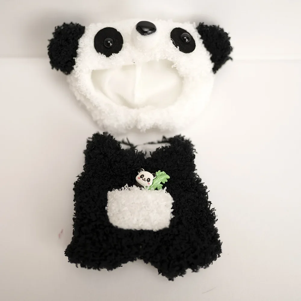 

Детская одежда Labubu, плюшевый набор с розовой свиньей из мультфильма для первого и 2-го поколения, 17 см, виниловая кукла Labubu/Dora, наряд