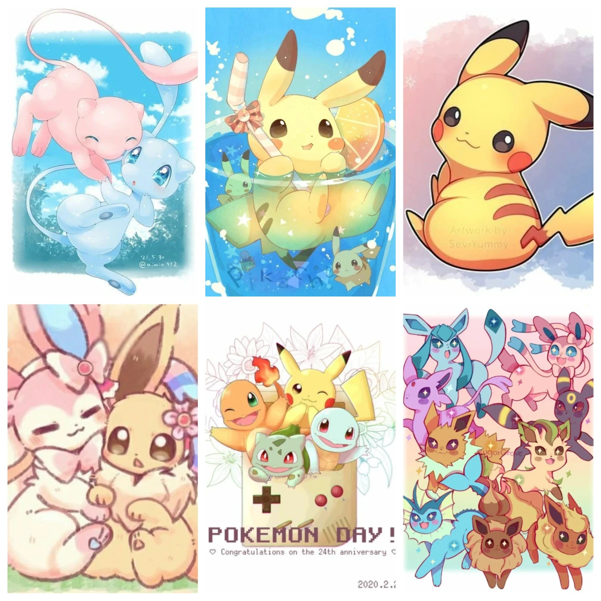 1000 pcs Pokemon Cute Pikachu Anime Puzzle Home Decor Adults Puzzle Games Family Fun Floor PuzzlesEducational Toys for Kids