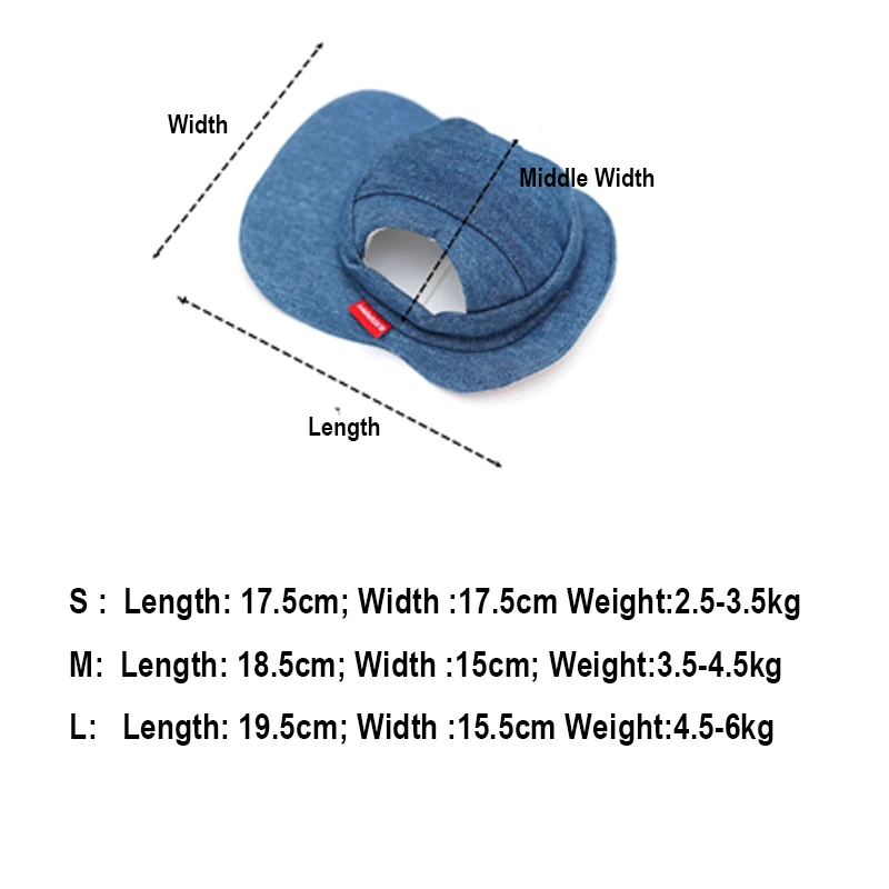 Dog Hat Dachshund Sunscreen Cap Baseball Cap Outdoor Sports Hat Ear Holes Adjustable Pet Cap for French Bulldog Yorkie Poodle