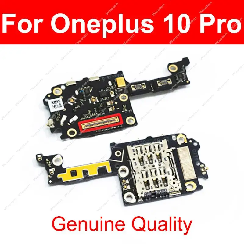 For Oneplus 1+ Nord 2 3 5G 10 Pro 11 10T 10R 11R Sim Card Tray Reader Slot Socket Board Connector Flex Cable Parts