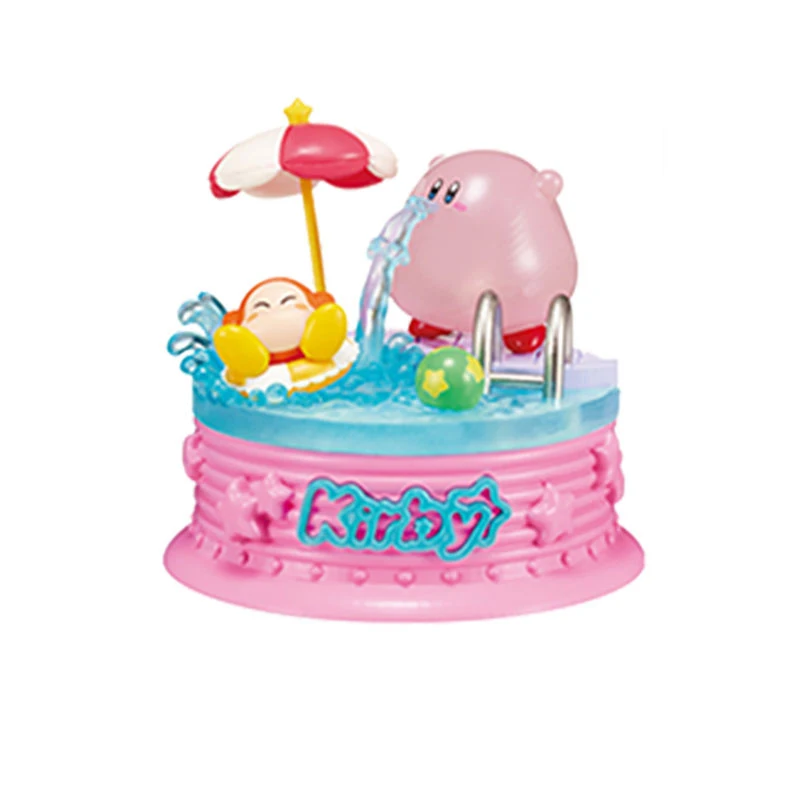 Gioco di animazione Kirby originale Giocattoli periferici Kirby in Pop City Collezione di figure di modello di azione anime Gacha Gashapon in scatola