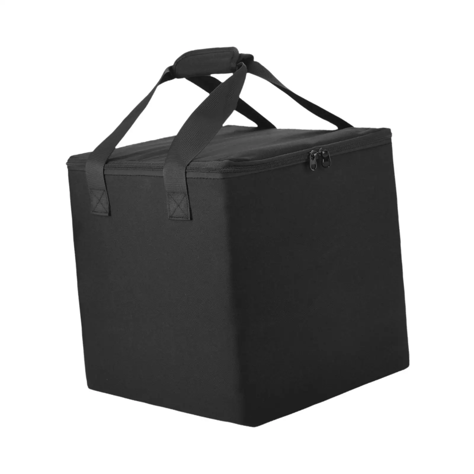 Vinyl Record Storage Bag Home Comfortable Carry Portable Travel with Zipper CD Storage Organizer LP Record Case Vinyl Record Bag