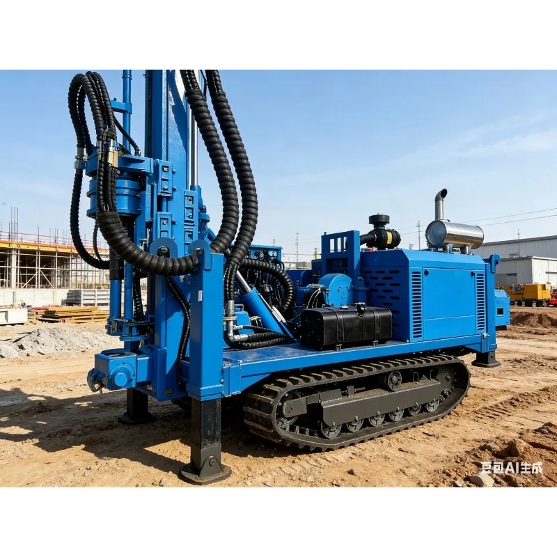 High - Performance Wheel Hydraulic Core Drilling Rig with Alloy Bit for Quarrying 150m