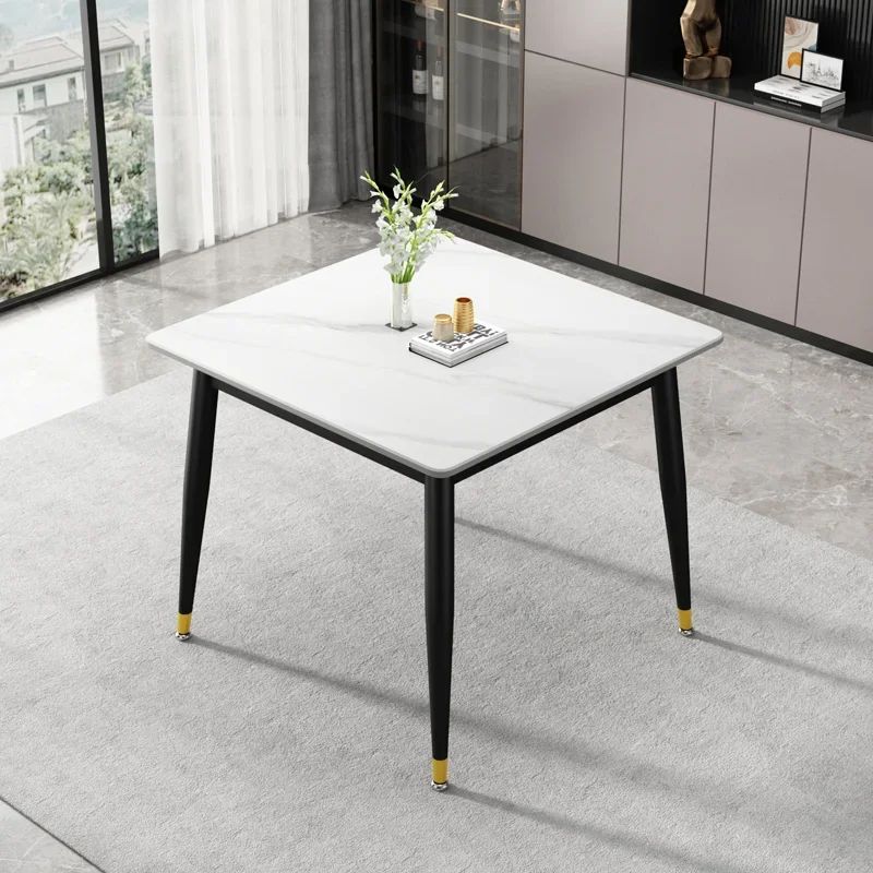 Multifunctional Gold Dining Table Nordic WaterproofBreakfast Marble Dining Table Design Writingtable Bassehome Furniture