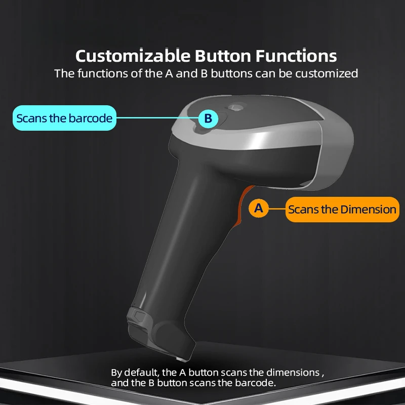 3D Scanning Tool Volume Measuring Instrument   Device 1D 2D Barcode Scanner