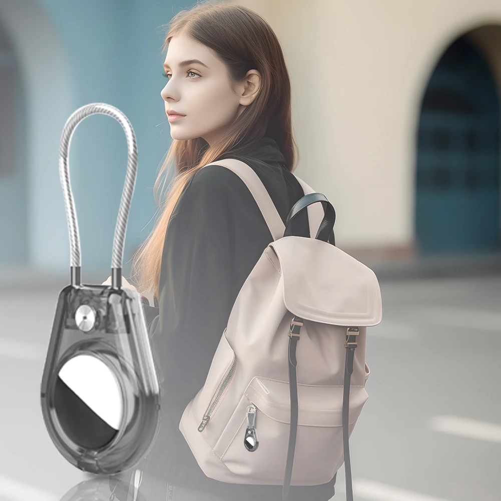 สำหรับ airtag เคส w/allen Key Key locking System for Air Tag keychain Holder Anti-Lost protective Case สำหรับคีย์กระเป๋าเดินทางสัตว์เลี้ยง & อื่นๆ