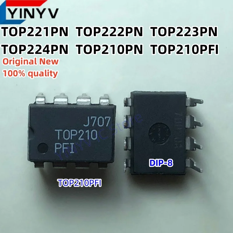 Free shipping 10Pcs TOP210PFI TOP210 TOP221PN TOP222PN TOP223PN TOP224PN TOP210PN Three-terminal Off-line PWM Switch 100% New