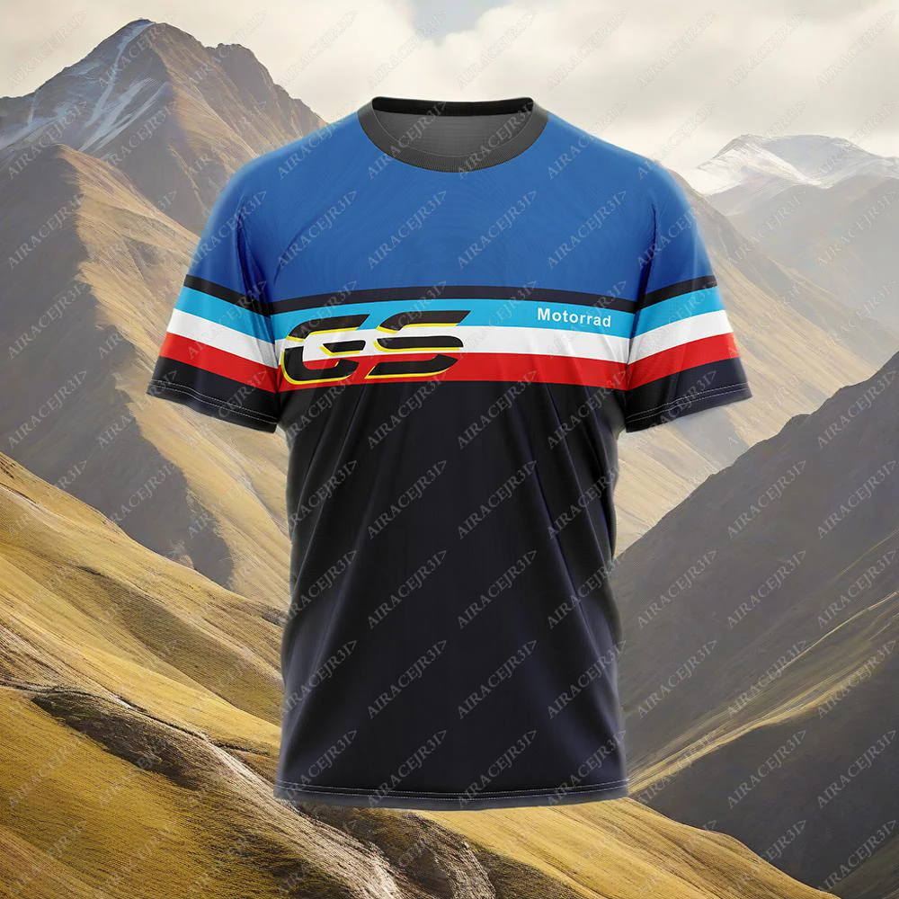 para-bmw-gs-motorrad-r1250gs-r1200gs-f850gs-f750gs-camiseta-touring-motocicleta-corrida-aventura-azul-nao-desbota-camisas