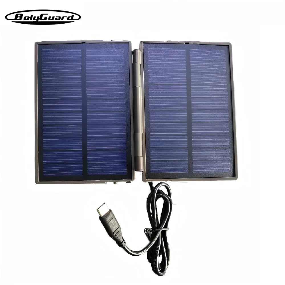 BolyGuard SP-02 (TYPE-C Connector) External Power Solar Panel Cable for BG410-MS BG410-D Hunting Cameras Caza Accessories Solar
