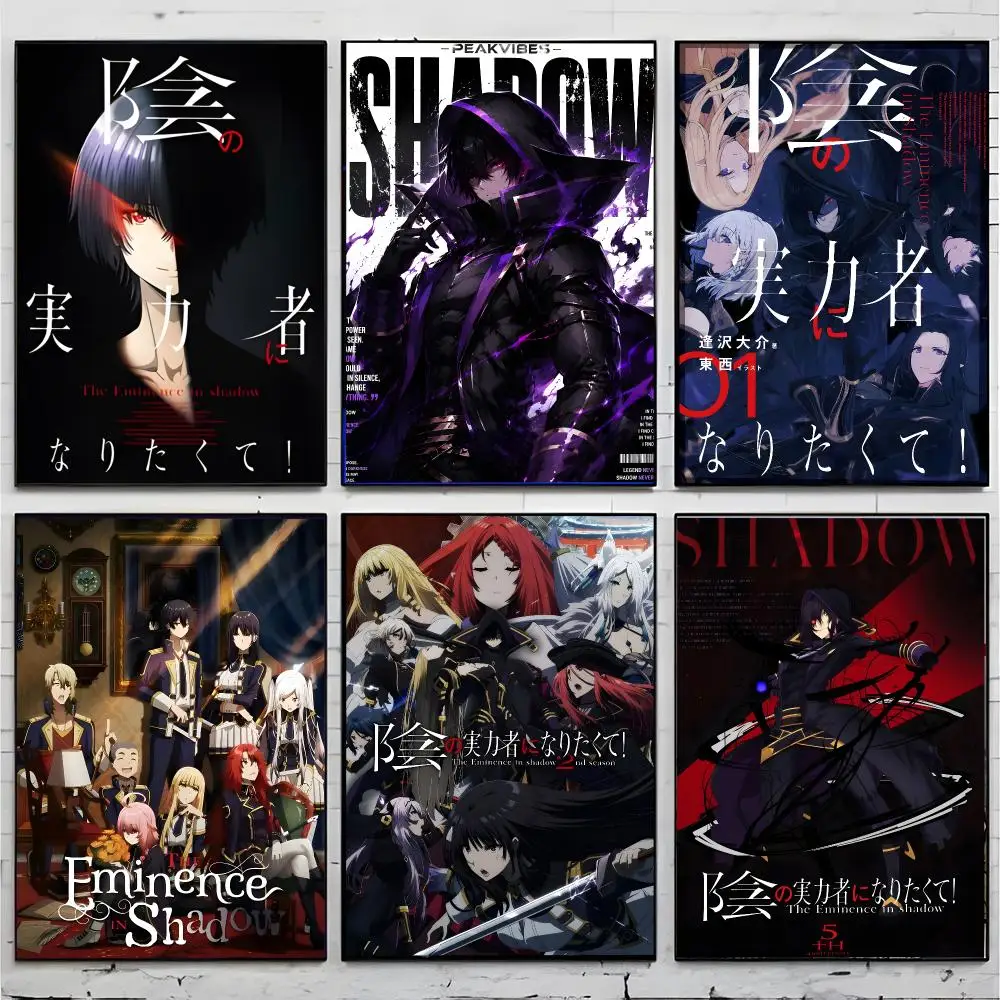 fantasy anime T-The Eminence in Shadow Poster Superior Home Space  Indoor Decorative Art & Home Decor