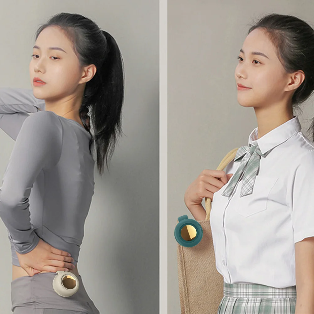 مروحة محمولة بدون شفرات مثبتة على الخصر USB-C قابلة لإعادة الشحن، 360 درجة ° مروحة خارجية خالية من الشفرة قابلة للتعديل للرياضات الخارجية