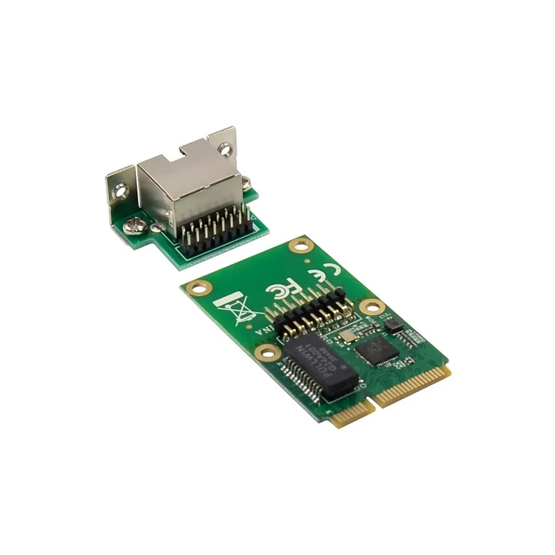 Sales promotion Network Cards Mini PCI-E Network Card 1000Mbps Gigabit Ethernet  NIC RJ45 LAN Adapter for Computer PC RTL8111F