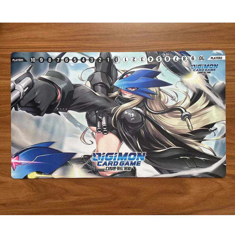 

Digimon Duel Playmat Digital Monster Коллекционная карточная игра DTCG CCG Mat DD-2