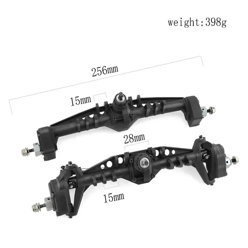Currie F9 Portal Axle Complete Set for Axial Capra UTB10 1.9 UTB 1/10 RC Crawler Car Front And Rear Plastic Upgrade Parts