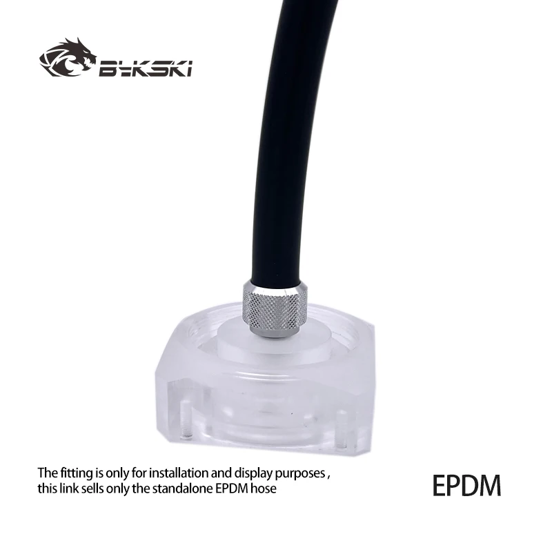 Wąż gumowy Bykski EPDM 1 metr, miękki, ID 9,8 mm / OD 15,9 mm, odporny na wysokie temperatury, korozję i starzenie, do chłodzenia serwerów PC. — zdjęcie produktu 6