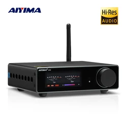 AIYIMA A80 TPA3255 Bluetooth DAC Stereo PFFB Power Amplifier 300Wx2 Class D 2.0 Hi-Res Digital Amp with RCA TRS OPT USB Input