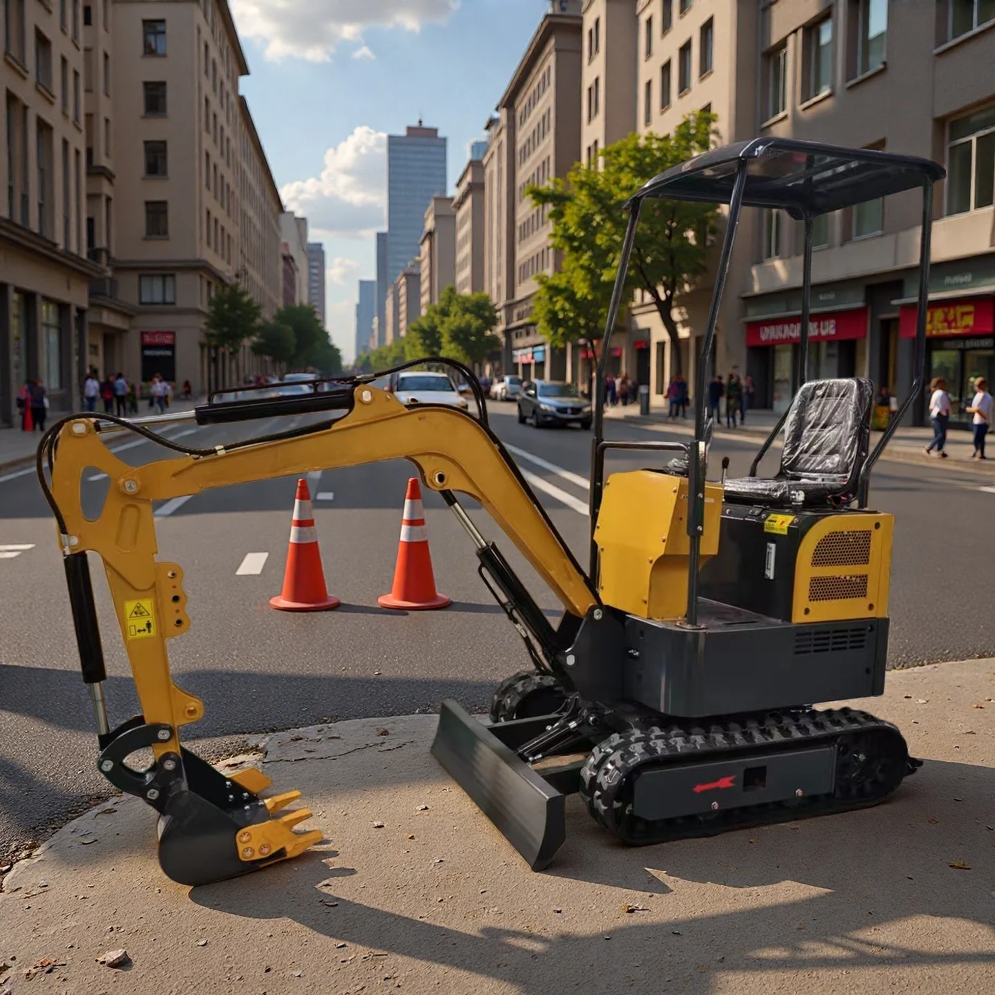 

Mini Excavator Kubota Engine Customized Multi Functional Cab Suitable For Family Farm Ce Epa Euro 5 Mini Excavator