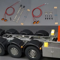 1 Pair 1:14 Scale LED The Width/side Light Trailer Warning Lamp for Tamiya RC Truck Tipper SCANIA 770S ACTROS BENZ MAN Car