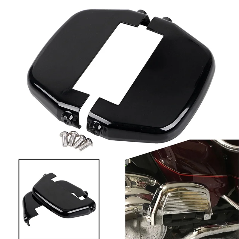 Passenger Footboard Floorboard Cover for Touring FLHT Softail FXST Dyna