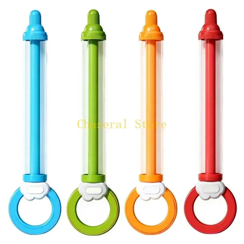 E7CE Pull-and-Push Water Play Squirter Toy for Hand-Operated Outdoor Water Splashing