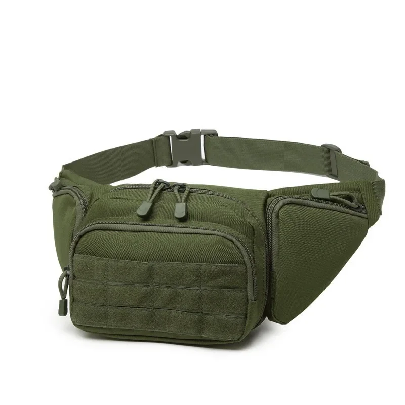 

Tactical Waist Pack Fanny Bag Oxford Cloth Molle System Outdoor Hiking Running Cycling Fishing EDC Pack Utility Belt Bag Camping