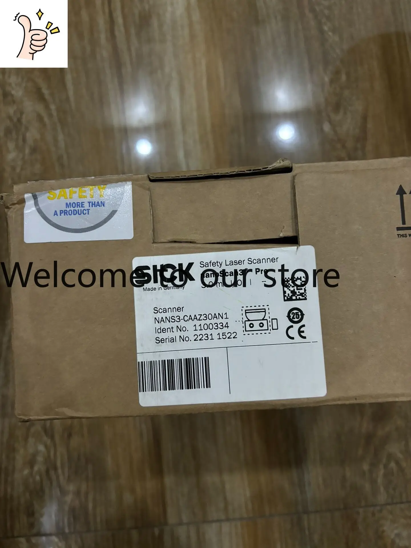 NANS3-CAAZ30AN1, SICK Security Scanning Radar, Ordered