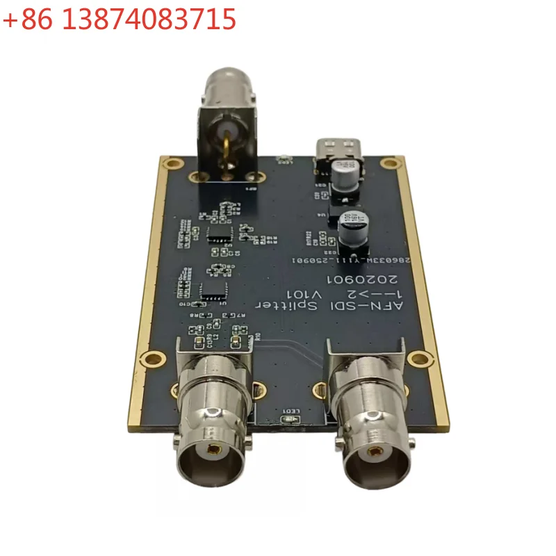3G-SDI splitter one point two, high definition 1080P, one in two out four frequency division HD-SDI