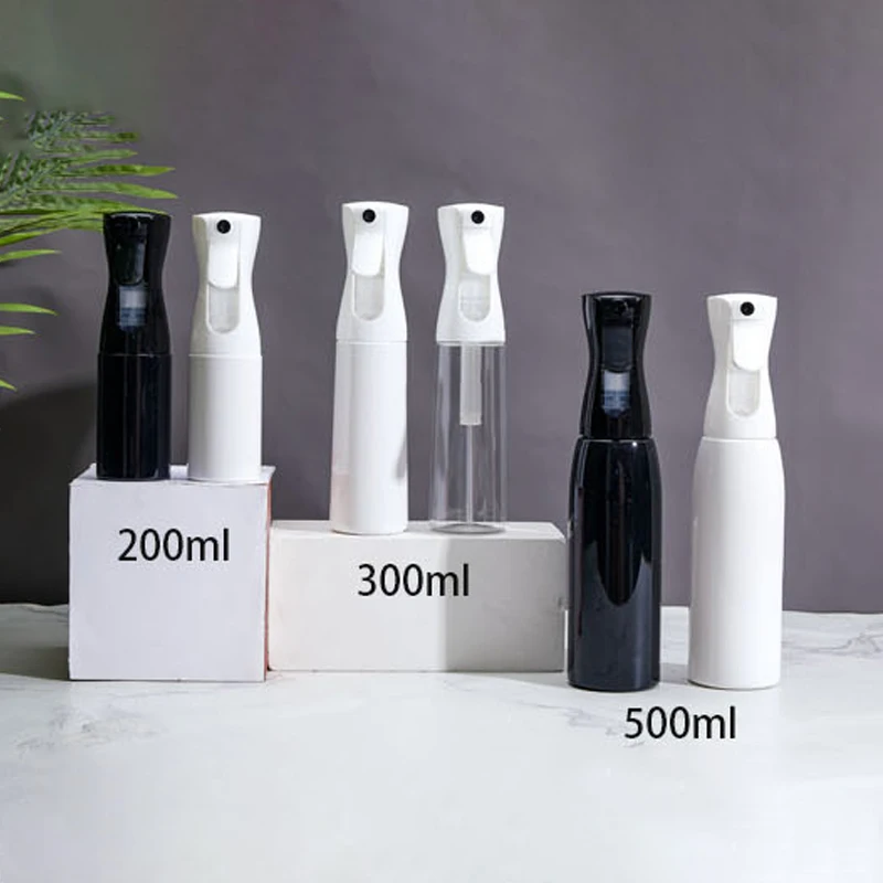 6pcs/lot 200 300 500ml High Pressure Continuous Spray Bottle Mist Alcohol Disinfectant Fluid Travel Sub Bottle