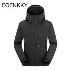 New EOENKKY high quality Beta SV thickened version three-layer outdoor waterproof men's casual lightweight mountaineering jacket