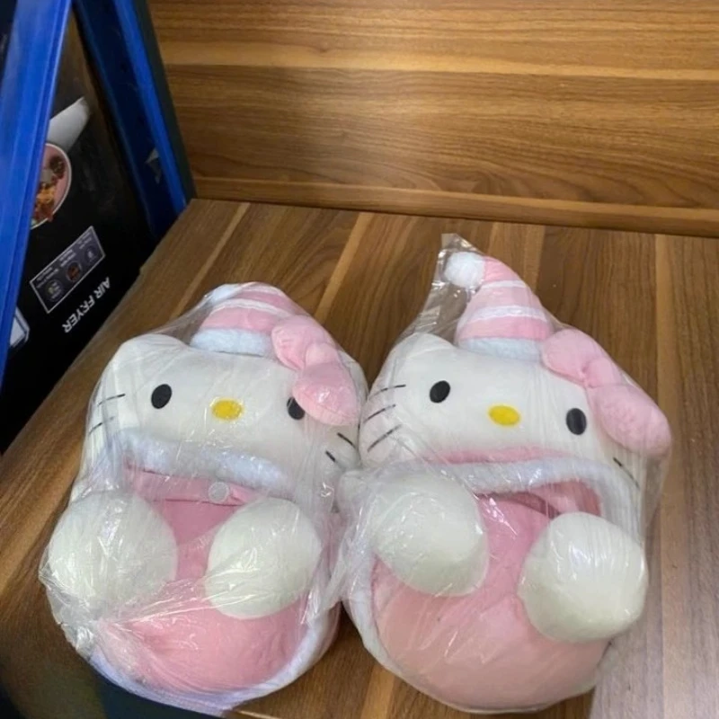 45/55 センチメートルアニメハローキティ誕生日帽子ソフトぬいぐるみぬいぐるみスロー枕寝室のクッション装飾品子供クリスマスギフト