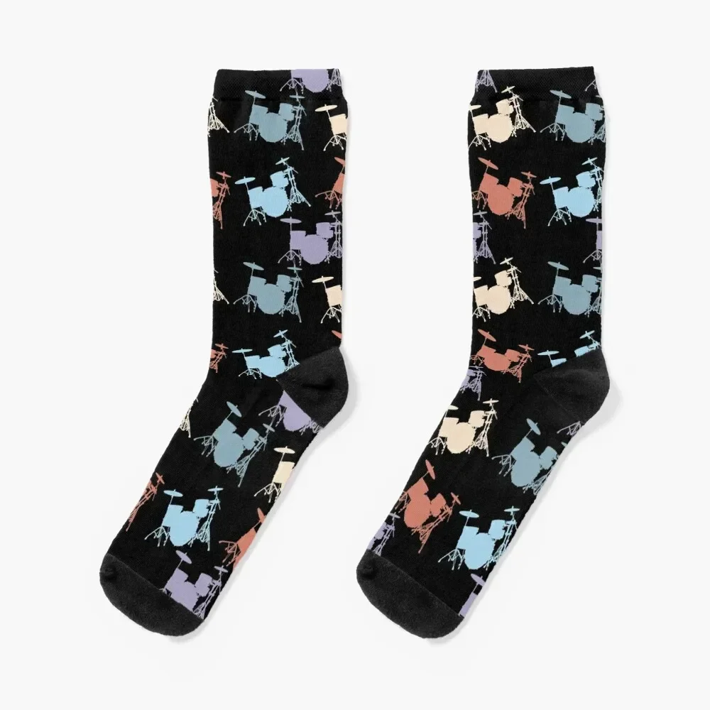 

All Over Drums/ Drummer Socks hip hop snow Soccer Socks For Girls Men's