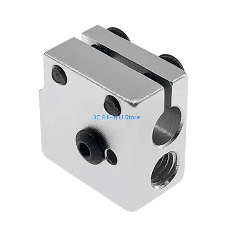 G8TA 3Dプリンターヒートブロックアップグレード3Dプリンティングノズル押出機キット高温耐性のための硬化ヒーターブロック