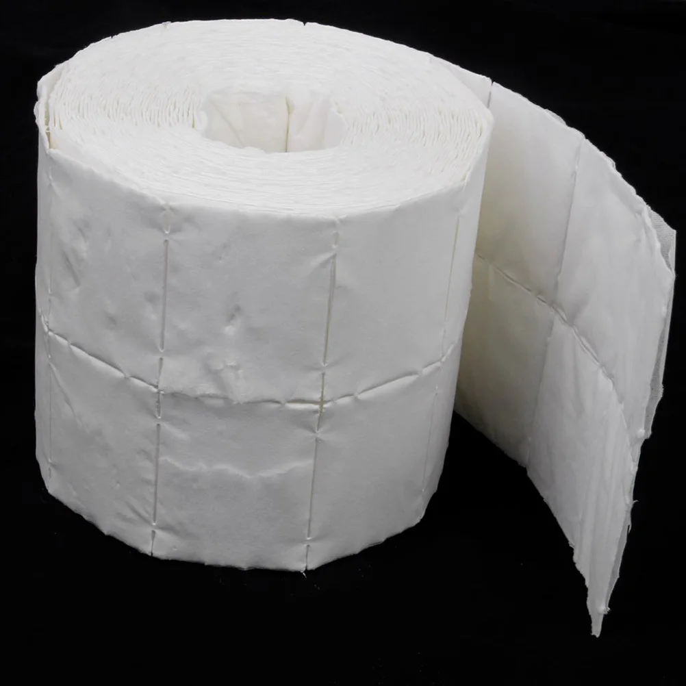 500 pezzi 4X5 cm cuscinetti in fibra di cotone bianco per salviette per rimuovere lo smalto strumenti per manicure per la preparazione di nail art morbido tessuto non tessuto
