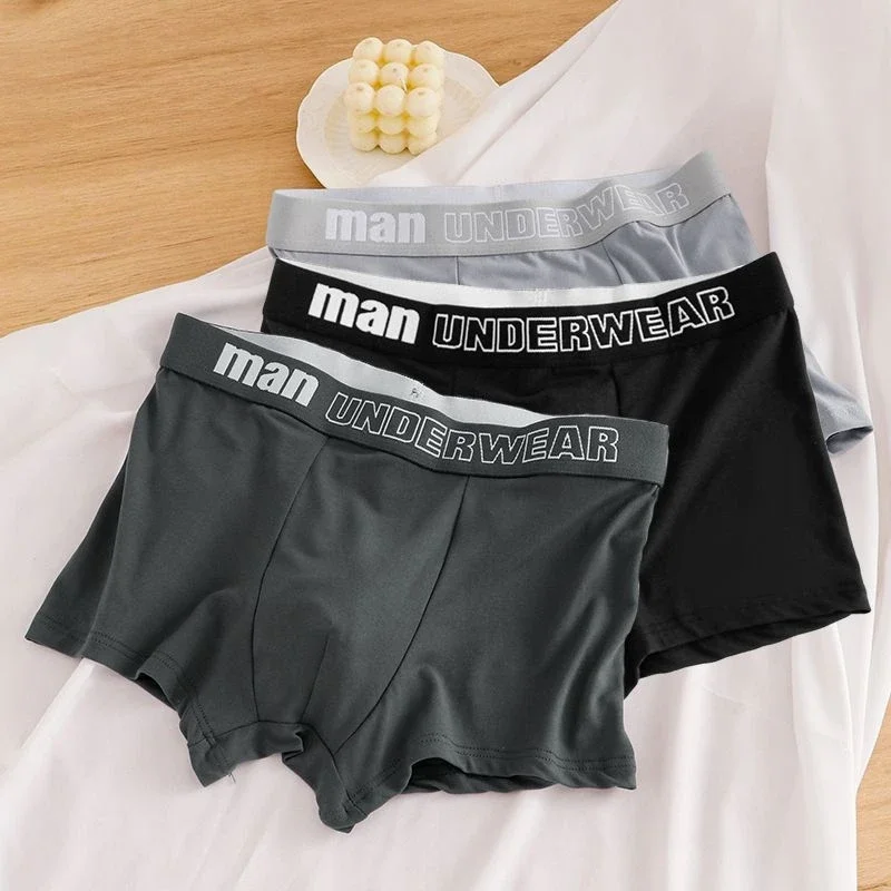 Men Panties Cotton Boxer Shorts Man Underwear For Men Boxers Breathable U Convex Male Underpants Sexy Plus Size Mens Shorts