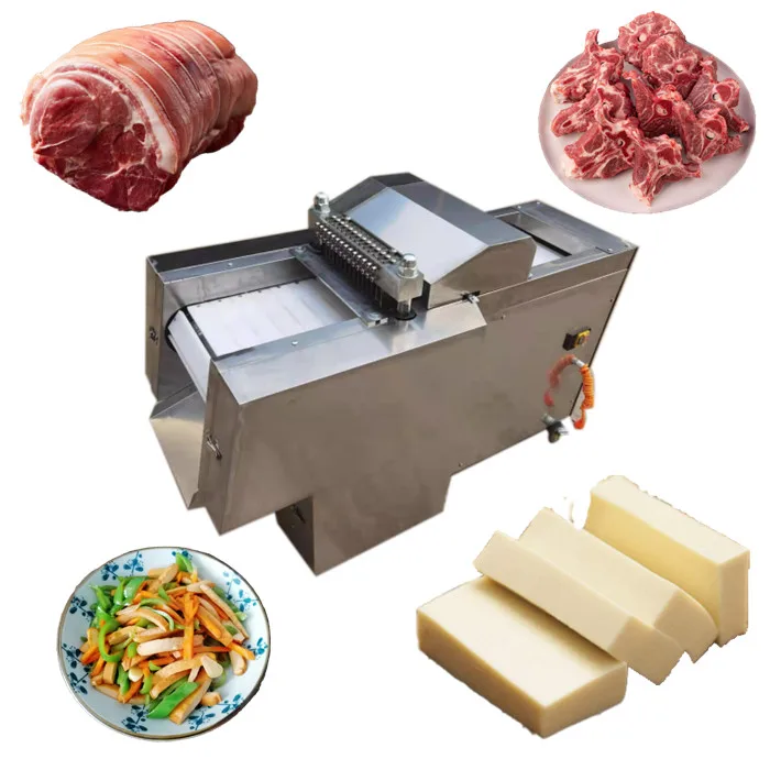 CE Approved Chicken Cutter Machine Fish Dicing Meat Strips Cutting Machine Beef Cube Cutter Chicken Cutting Machine Automatic